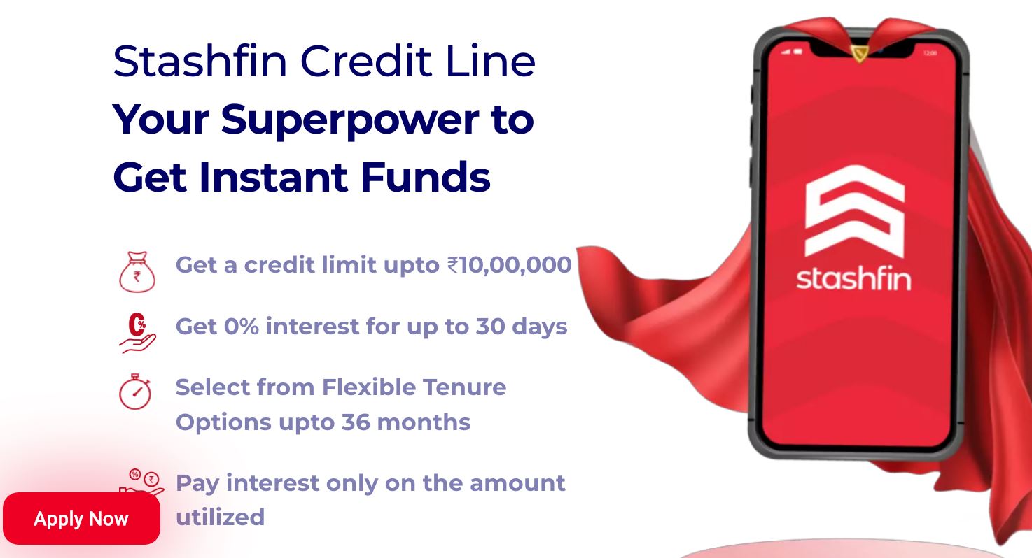 Stashfin Credit Line indialends